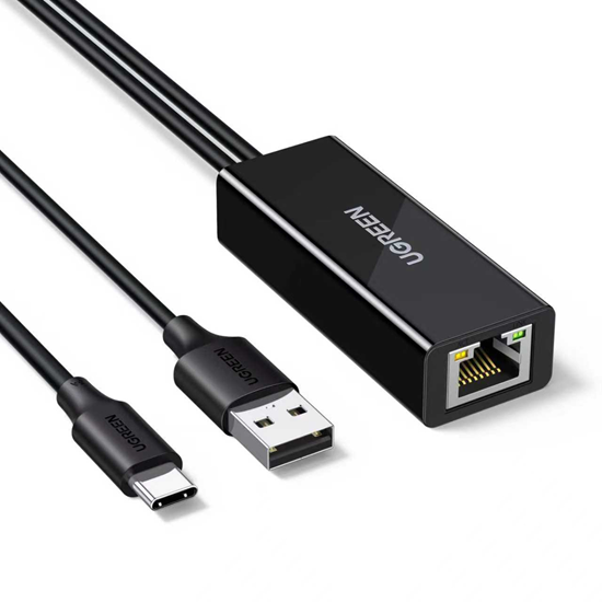 Изображение Ugreen USB-C to RJ45 10|100 Mbps Network Adapter -