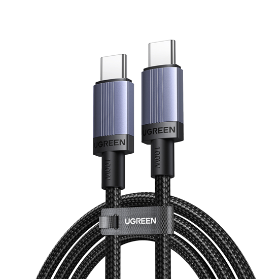 Picture of Ugreen USB-C to USB-C PD Cable 100W 5A 2m - Black