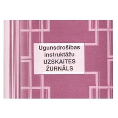 Attēls no Ugunsdrošības instruktāžu uzskaites žurnāls A5 48 lapas