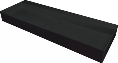 Attēls no Umywalka Deante DEANTE CQB NU1S Umywalka czarny czarny 1000x400 mm z maskownic