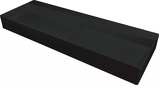 Picture of Umywalka Deante DEANTE CQB NU1S Umywalka czarny czarny 1000x400 mm z maskownic