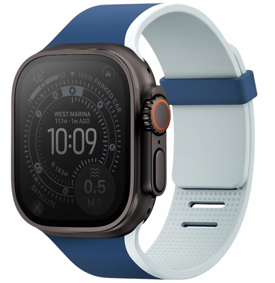 Picture of Uniq Pasek UNIQ Revix IV Premium do Apple Watch 49/46/45/44mm Edition Reversible Magnetic granatowy-niebieski