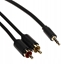 Picture of Unitek PRZEWÓD C19026BK01 2 x CINCH / Jack TRS 3.5 mm 20 m UNITEK