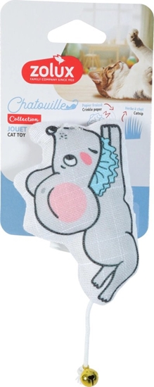 Изображение Unizoo ZOLUX Zabawka dla kota dzwonek kocimitka mysz konierzyk CHATOUILLE 6cm