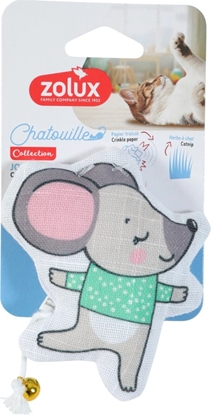 Attēls no Unizoo ZOLUX Zabawka dla kota dzwonek kocimitka mysz sweter CHATOUILLE 10,5cm