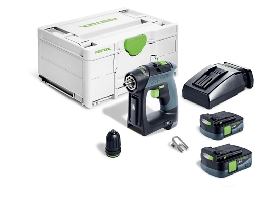 Picture of Urbjmašīna-skrūvgriezis Festool CXS 12 2,5-Plus 10,8 V; 2x2,5 Ah akum.