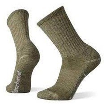 Picture of Smartwool U'S Hike Classic Edition Full Cushion Solid Crew Socks, D11 | military olive, M