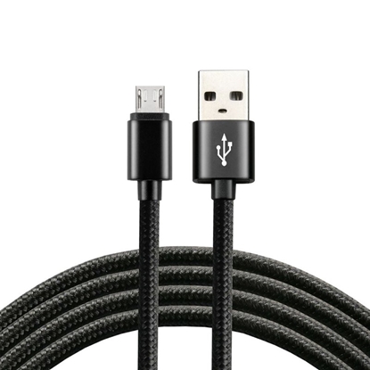 Attēls no USB mikro B vads / USB A 2.0m everActive CBB-2MB 2.4A iepakojumā 1 gb.