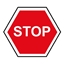 Attēls no Uzlīmes "Stop", 114mmx114mm