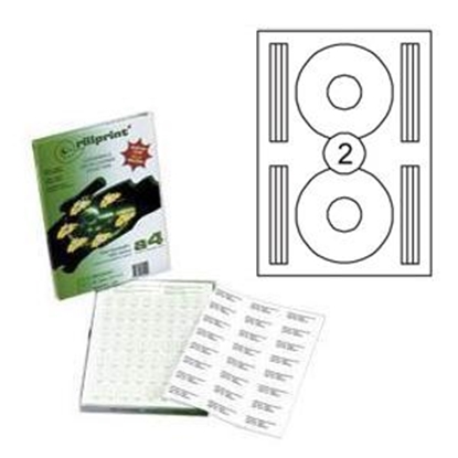 Attēls no Uzlīmes Rillprint 2CD 100 loksnes A4 formāta,