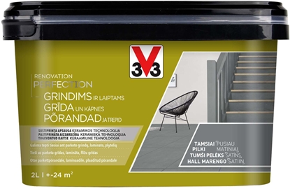 Attēls no V33 PAINT FLOOR PERF GREY MARENG 2L