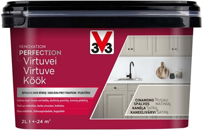 Attēls no V33 PAINT KITCHEN PERF CINNAMON 2L