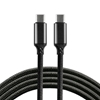 Picture of Vads USB-C 3.0 male/male 1.0m everActive CBB-1PD5 5A melns nylon