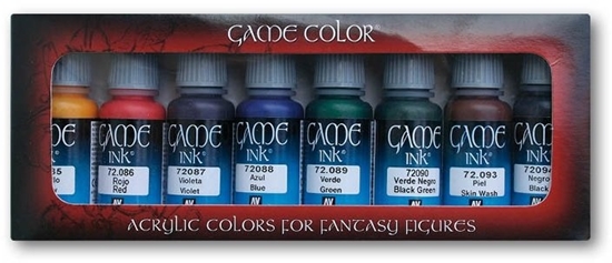 Picture of Vallejo Vallejo: 72.296 - Game Color - Game Inks (8x18 ml)