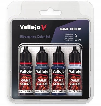 Attēls no Vallejo Vallejo: 72.389 - Game Color - Ultramarine Color Set (4x18 ml)