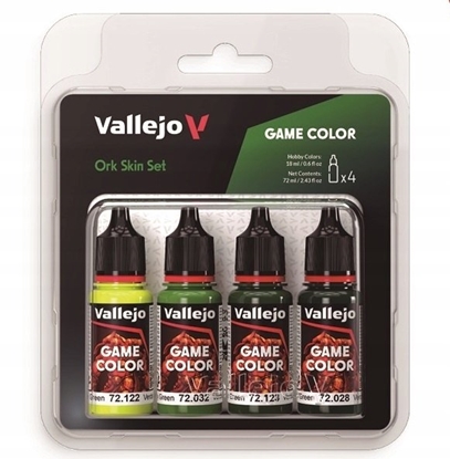 Attēls no Vallejo Vallejo: 72.391 - Game Color - Ork Skin Set (4x18 ml)