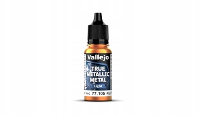 Attēls no Vallejo Vallejo: 77.105 - True Metallic Metal - Light - Forged Red (18 ml)