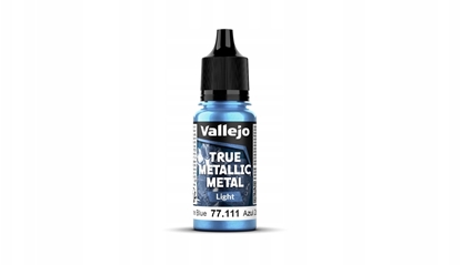 Attēls no Vallejo Vallejo: 77.111 - True Metallic Metal - Light - Sapphire Blue (18 ml)