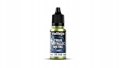 Attēls no Vallejo Vallejo: 77.115 - True Metallic Metal - Light - Amber Green (18 ml)