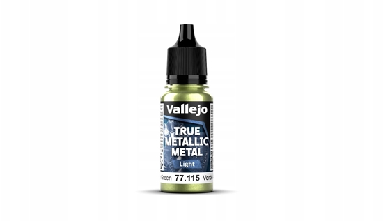 Picture of Vallejo Vallejo: 77.115 - True Metallic Metal - Light - Amber Green (18 ml)