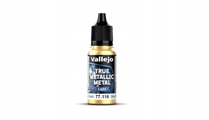 Attēls no Vallejo Vallejo: 77.116 - True Metallic Metal - Light - Greenish Gold (18 ml)