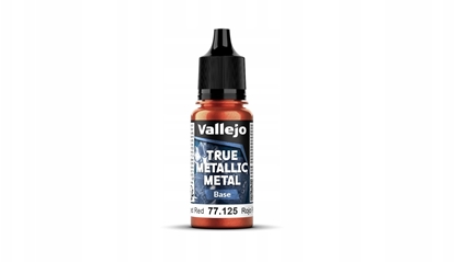 Attēls no Vallejo Vallejo: 77.125 - True Metallic Metal - Base - Forged Red (18 ml)