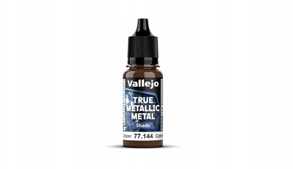 Attēls no Vallejo Vallejo: 77.144 - True Metallic Metal - Shade - Ancient Copper (18 ml)