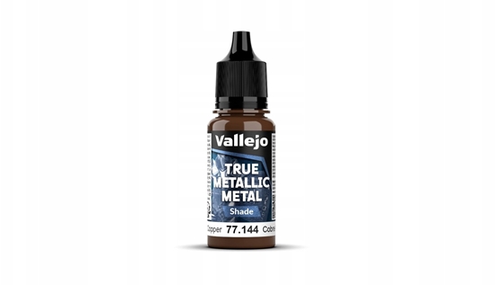 Picture of Vallejo Vallejo: 77.144 - True Metallic Metal - Shade - Ancient Copper (18 ml)