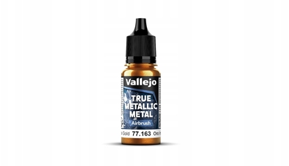 Attēls no Vallejo Vallejo: 77.163 - True Metallic Metal - Airbrush - Imperial Gold (18 ml)