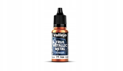 Attēls no Vallejo Vallejo: 77.164 - True Metallic Metal - Airbrush - Ancient Copper (18 ml)