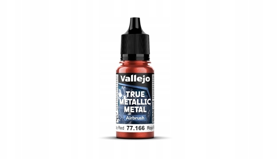Picture of Vallejo Vallejo: 77.166 - True Metallic Metal - Airbrush - Ruby Red (18 ml)