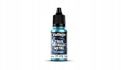 Picture of Vallejo Vallejo: 77.172 - True Metallic Metal - Airbrush - Hydra Turquoise (18 ml)
