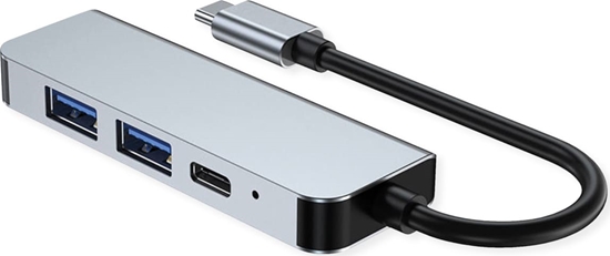 Picture of Dokstacija Type-C > 1xHDMI, 1xUSB3.2Gen1(A), USB2.0(A), 1xTypeC(PD), Value