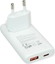 Attēls no Value USB Wall Charger, EU/US Plug, 2x Ports (A+C), 65W, white