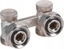 Изображение Vario Term Zawór przyczeniowy dwururowy BASE Typu V GW 3/4 / GZ 3/4, ktowy, bez nypli redukcyjnych, rozstaw podczenia 50 mm