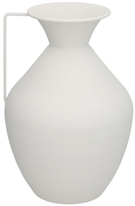 Picture of Vase, White Metal, 15.5D x 36 x 24 cm, DECORLIFE