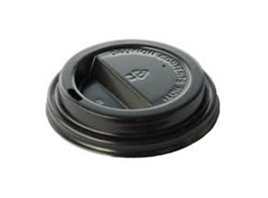 Picture of Vāciņš glāzēm 240ml (8oz), PS, 80mm, melns, 50gab.  ( kastē 20 iep.)