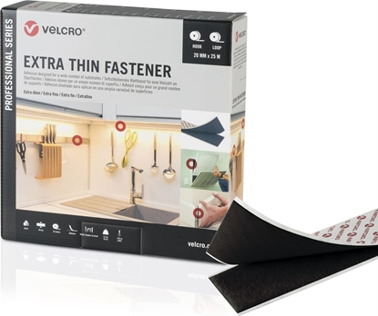Picture of Velcro ® Extra Thin Fastener 25m Hakenband 25m Flauschband, Haken & Flausch 50mm schwarz