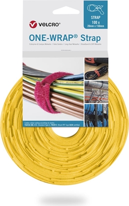 Picture of Velcro ® One Wrap® Strap 20mm x 150mm, 100 Stück, gelb