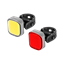 Изображение Velosipēda LED lukturu komplekts ar akumulatoriem | USB-C uzlāde | IPX4 | 70/19 lm