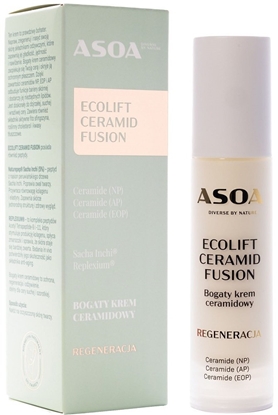 Attēls no Veoli Botanica ASOA_Ecolift* Ceramid Fusion bogaty krem ceramidowy do twarzy 50ml