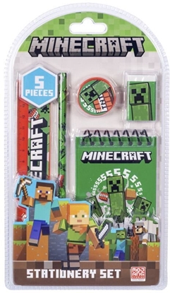 Attēls no VERGIONIC Zestaw przyborów do pisania 5 el Minecraft