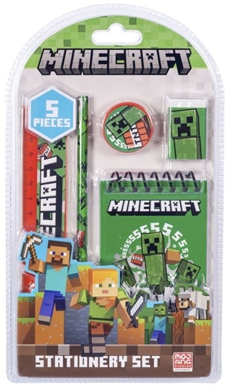 Picture of VERGIONIC Zestaw przyborów do pisania 5 el Minecraft