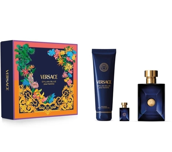 Picture of Versace Dylan Blue Eau de Toilette 100ml + Eau de Toilette 5ml + Shower Gel 150ml