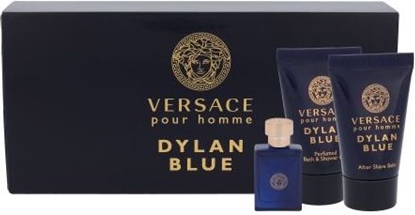 Attēls no Versace Pour Homme Dylan Blue Zestaw dla mczyzn EDT 5 ml + el pod prysznic 25 ml + Balsam po goleniu 25 ml