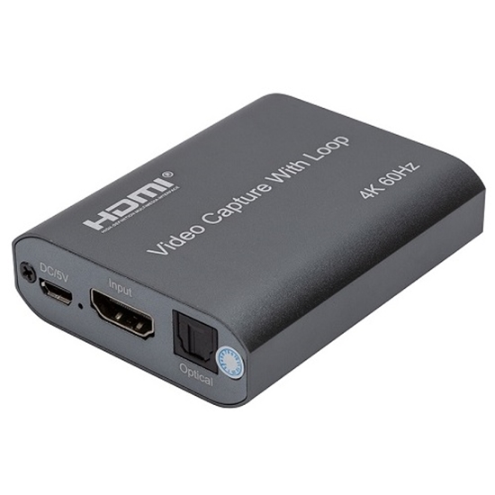 Изображение Video Capture with Loop HDMI USB2.0, 4K 60Hz