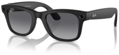 Attēls no Viedās brilles Ray-Ban Meta Wayfarer - Gen 1 Black/Grey Polarized 53mm