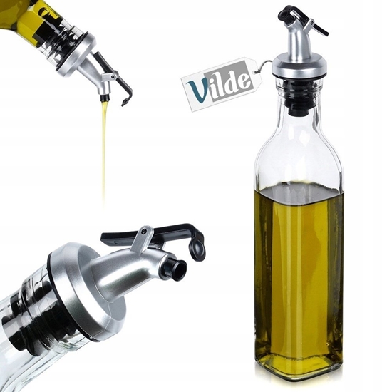 Picture of Vilde Butelka na Oliw Ocet z Dozownikiem Szklana VILDE 250 ml Przezroczysta