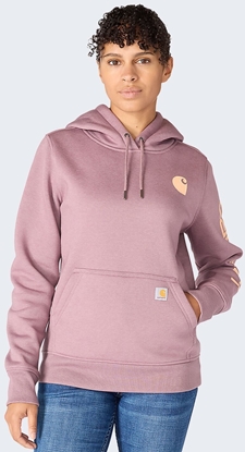 Изображение Visent Bluza Carhartt Iconic Clarksburg Logo ASH BERRY HE