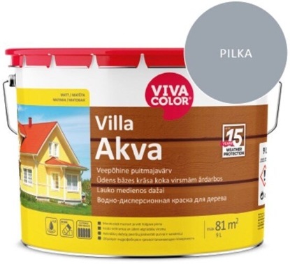 Picture of VivaColor PAINT FACADE VILLA AKVA L GREY 7040 9L
